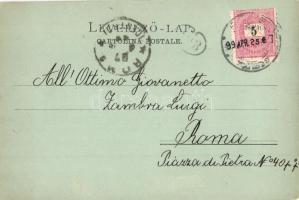 1899 Fiume, Palazzo municipale / town hall, night