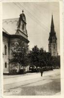 1938 Igló, Zipser Neudorf, Spisská Nová Ves; evangélikus és katolikus templom / churches. Lumen 1307.