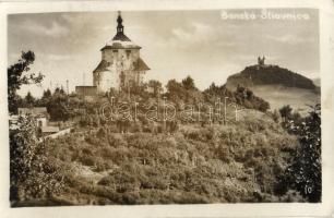 Selmecbánya, Schemnitz, Banská Stiavnica; Leányvár, Kálvária / castle, calvary. photo