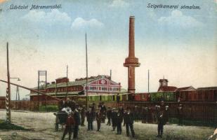 Szigetkamara, Camara Sighet (Máramaros); sómalom a a sóbányában, iparvasút / salt mine mill, industrial railway (EK)