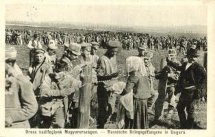 Orosz hadifoglyok Magyarországon. Alexy felvétele 1914. / Russische Kriegsgefangene in Ungarn / WWI Russian POWs (prisoners of war) in Hungary