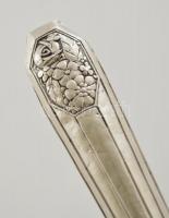 Ezüst(Ag) nyelű kanál, jelzett, h: 27 cm