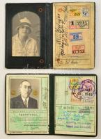 1935-1941 Vasúti arcképes igazolvány, 2 db