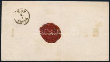 ~1865 10kr on cover ,,KALOCSA" - ,,PEST" ~1865 10kr levélen ,,KALOCSA" - ,,PEST"