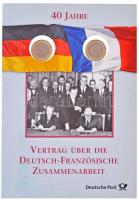 Franciaország 1999. 1E + Németország 2003. 1E a két érme a Német-Francia Együttműködés 40. évforduló...