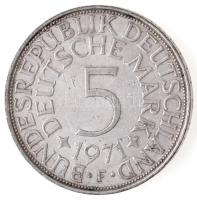 NSZK 1971F 5M Ag T:2
FRD 1971F 5 Mark Ag C:XF