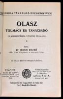 Dr. Honti Rezső: Itália vezető és tolmács Trieszttől-Rómáig. Négy részben. I. Olasz tolmács és tanác...