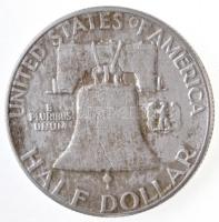 Amerikai Egyesült Államok 1952. 1/2$ Ag "Franklin" T:2 patina
USA 1952. 1/2 Dollar Ag &qu...