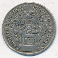 Osztrák Államok / Burgau 1764G 10kr Ag "Mária Terézia" (3,7g) T:2-
Austrian States / Burg...