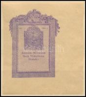 1913 Felvidéki Műbarátok kiállítási levélzáró