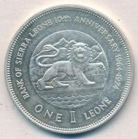 Sierra Leone 1974. 1L Ag "A Sierra Leone-i Bank 10. évfordulója" T:1-,2
Sierra Leone 1974...