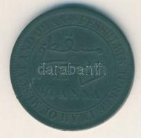 Muscat & Oman 1897. 1/4Anna T:3+ + 1/4Anna T:3 ph.