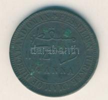 Muscat & Oman 1897. 1/4Anna T:3+ + 1/4Anna T:3 ph