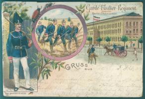 German military pc. Litho (b)