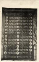 Kukló, Kuklov; Pomník Obetiam 1. svetovej vojny / Első világháborús hősök szobra, emlékmű a katonák neveivel / WWI Heroes monument, soldiers names. photo (ragasztónyom / glue marks)