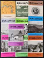 1976-1994 10 db Dunakanyar folyóirat, változó állapotban.