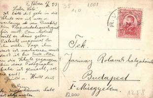 1913 Ramnicu Valcea, műhely belső, cigányok szerszámokkal munka közben / workshop interior, Gypsy wo...