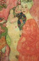 Gustav Klimt: Frauen. 12 Kunstkarten. Verlag Christian Brandstätter / Gustav Klimt 12 darabos modern...