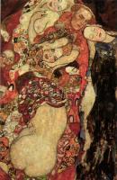 Gustav Klimt: Frauen. 12 Kunstkarten. Verlag Christian Brandstätter / Gustav Klimt 12 darabos modern...