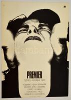 1978 Rényi Katalin (1951-): Premier, amerikai film plakát, rendezte: John Cassavetes, hajtásnyommal, 59x42 cm