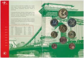 2003. 1c + 2c + 5c + 10c + 20c + 50c + 1EUR + 2EUR próbaveretek + "Népszavazás Magyarország Eur...
