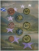 Nagy Britannia 2003. 1c-2E "Euro próbaveretek" (8xklf) fémpénz szettben, díszkiadás T:BU 
...