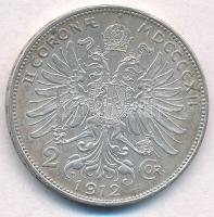 Ausztria 1912. 2K Ag "Ferenc József" T:1- 
Austria 1912. 2 Corona Ag "Franz Joseph&q...