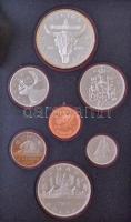 Kanada 1982. 1c-1$ (6xklf) forgalmi sor eredeti tokban, benne 1982. 1$ Ag "Bölény" T:PP ki...