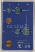 Hollandia 1985. 5c - 2 1/2G (5xklf) + 1985. "s Rijks Munt 1985 (Királyi verde)" Br zseton,...