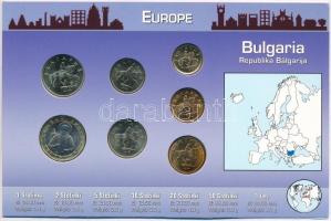 Bulgária 1999-2002. 1s-1L (7xklf) fémpénz szettben, holland nyelvű leírással T:1 
Bulgaria 1999-200...