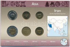 Irán 2000-2004. 5R-500R (6xklf) fémpénz szettben, holland nyelvű leírással T:1 
Iran 2000-2004. 5 R...