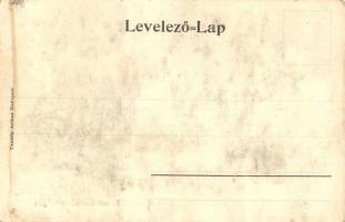 Budapest XIII. Margitsziget, zárdai rom. Taussig Arthur 5821. (ázott sarok / wet corner)