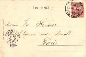 1905 Budapest XIV. Városliget, Milleniumi emlék (Hősök tere). Taussig Arthur 5329. (EK)