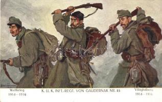 Weltkrieg 1914-1916 - K.u.K. Inft.-Regt. von Gaudernak Nr. 85. Verlag K.u.K. Kmdo. der 27. Inf. Trp. Dion. / WWI Austro-Hungarian military infantry regiment s: Hans Larwin