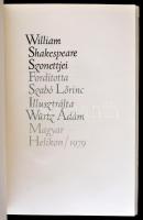 Würtz Ádám által illusztrált könyv:
William Shakespeare szonettjei. Fordította.: Szabó Lőrinc. Bp.,...