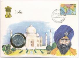 India 1983. 20p Al FAO - Halászat borítékban, bélyegzéssel T:1 India 1983. 20 Paise FAO - Fisheries in envelope, with stamp and cancellation C:UNC