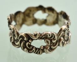 Ezüst (Ag.) szalvétagyűrű  5 db , jelzett, nettó:22 g