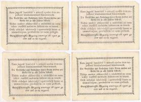 1849. 15kr "Kossuth bankó" (4x) T:III
Adamo G102h