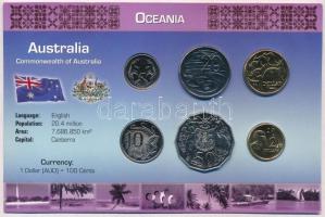 Ausztrália 2005-2007. 5c-2$ (6xklf) fémpénz szettben T:1  Australia 2005-2007. 5 Cents - 2 Dollars (6xdiff) coin set C:UNC
