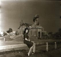 cca 1964 Budapest, X. kerület, Kőbánya, épületek, utcák, látképek, helytörténeti szempontból különös...