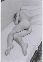 cca 1980 Életvidám modellek, szolidan erotikus felvételek, 8 db vintage negatív (6x6 cm) + 11 vintag...