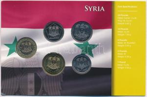 Szíria 1996-2003. 1Ł-25Ł (5xklf) fémpénz szettben T:1
Syria 1996-2003. 1 Pound - 25 Pounds (5xdiff)...