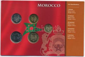 Marokkó 2002. 5s-1D (5xklf) fémpénz szettben T:1
Morocco 2002. 5 Santimat - 1 Dirham (5xdiff) metal...