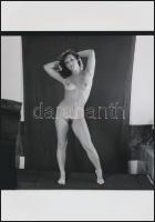 cca 1973 Örök fiatalság, szolidan erotikus felvételek, 7 db vintage negatív (24x36 mm) + 11 db vinta...