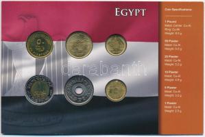 Egyiptom 1984-2007. 1p-1Ł (6xklf) fémpénz szettben T:1
Egypt 1984-2007. 1 Piaster - 1 Pound (6xdiff...