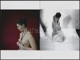 cca 1974 Zamatos látvány, szolidan erotikus felvételek, 12 db vintage negatív (24x36 mm) + 10 db vin...