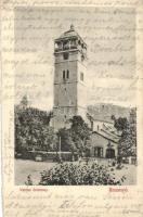 Rozsnyó, Roznava; Városi őrtorony. Kiadja Fuchs József / watch tower - képeslapfüzetből / from postcard booklet