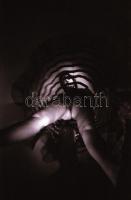 cca 1973 Mi lehet a szoknya alatt?..., szolidan erotikus felvételek, 4 db vintage negatív + 1 db mai...