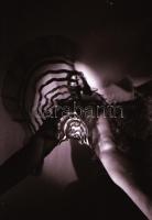 cca 1973 Mi lehet a szoknya alatt?..., szolidan erotikus felvételek, 4 db vintage negatív + 1 db mai...