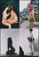 cca 1987 Egy öreg objektív meséi, szolidan erotikus felvételek, 9 db vintage negatív + 11 db vintage...